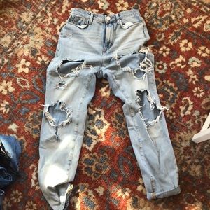 BDG distressed mom jeans